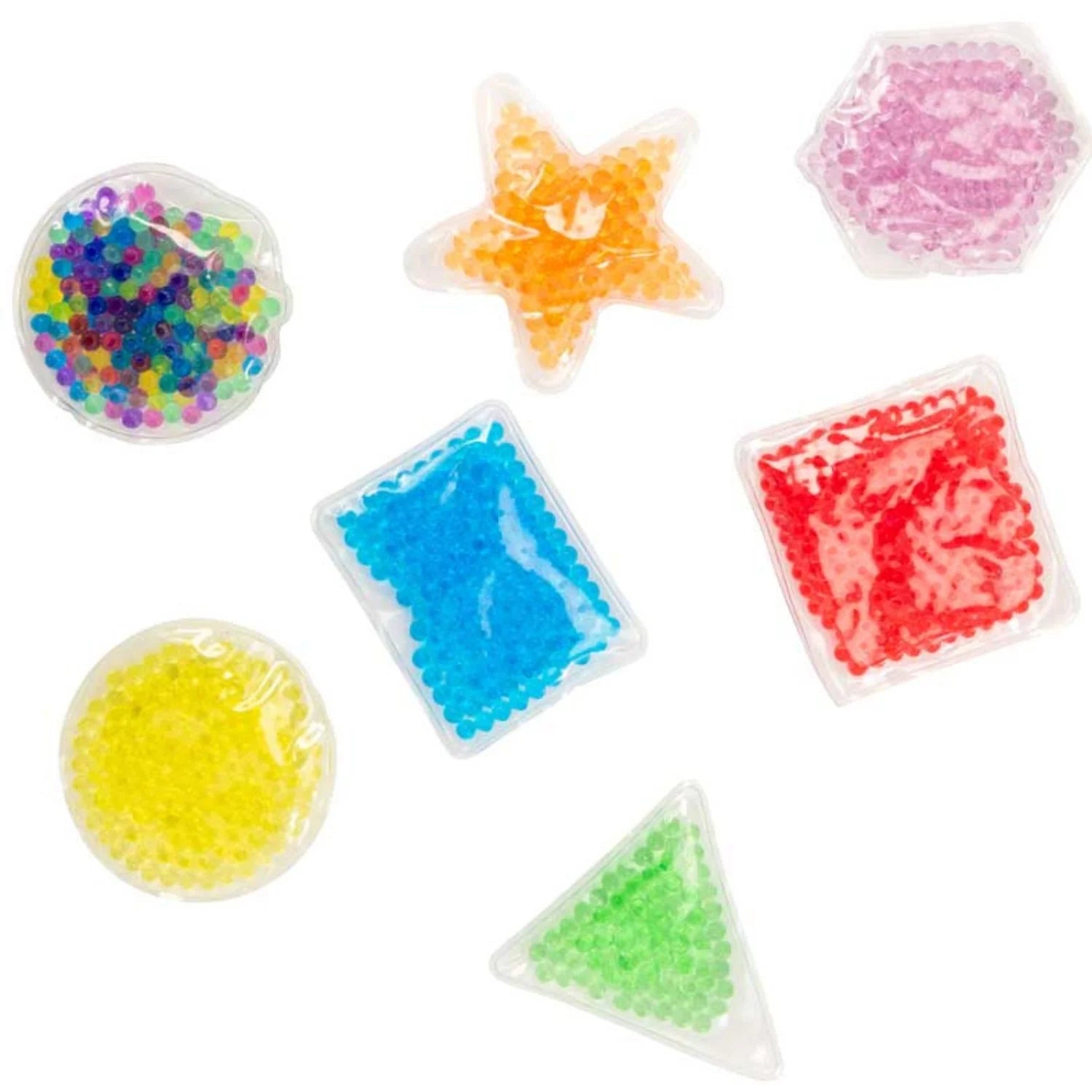 Oh So Sensory Aqua Bead Shapes - 7 Pack!-NeuroCandy®