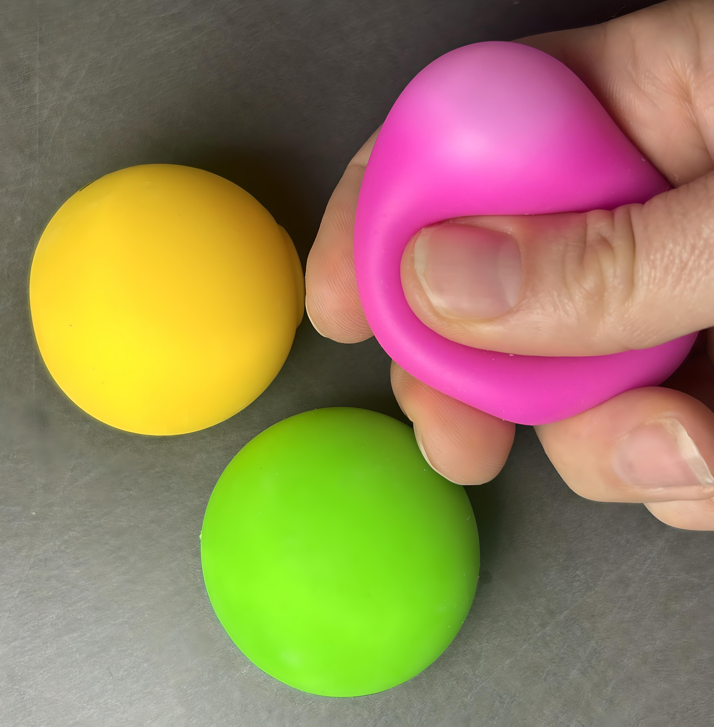 Neon Mini Squish Meez Balls (3 Pack)-NeuroCandy®