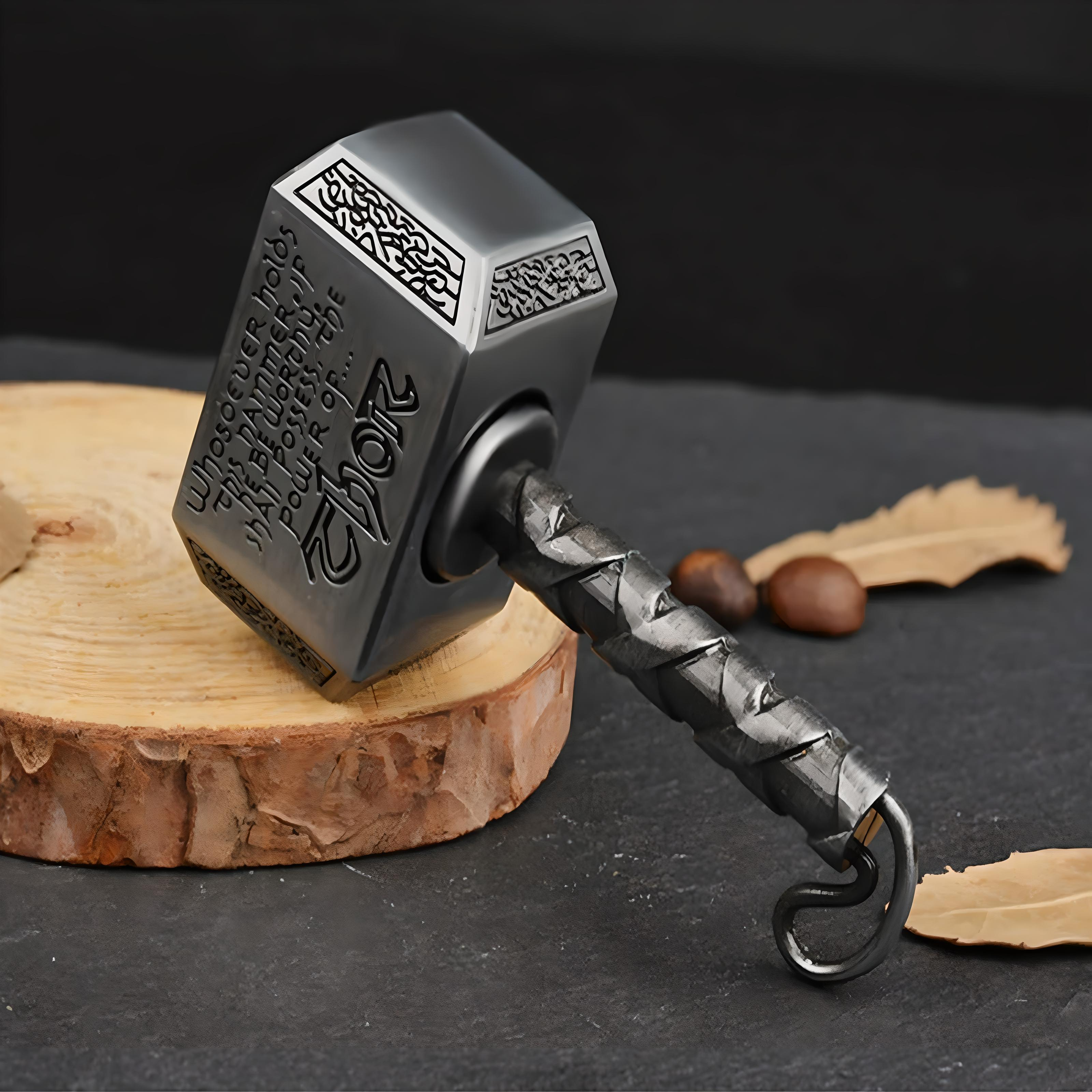 Spinning Thor's Hammer (Mjolnir) Silver Spinning Thor's Hammer (Mjolnir) Silver