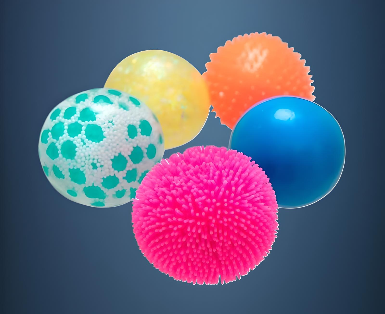 Mega Sensory Squish Balls (5 Pack)-NeuroCandy®