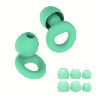 Noise Reducing Looped Silicone Ear Plugs