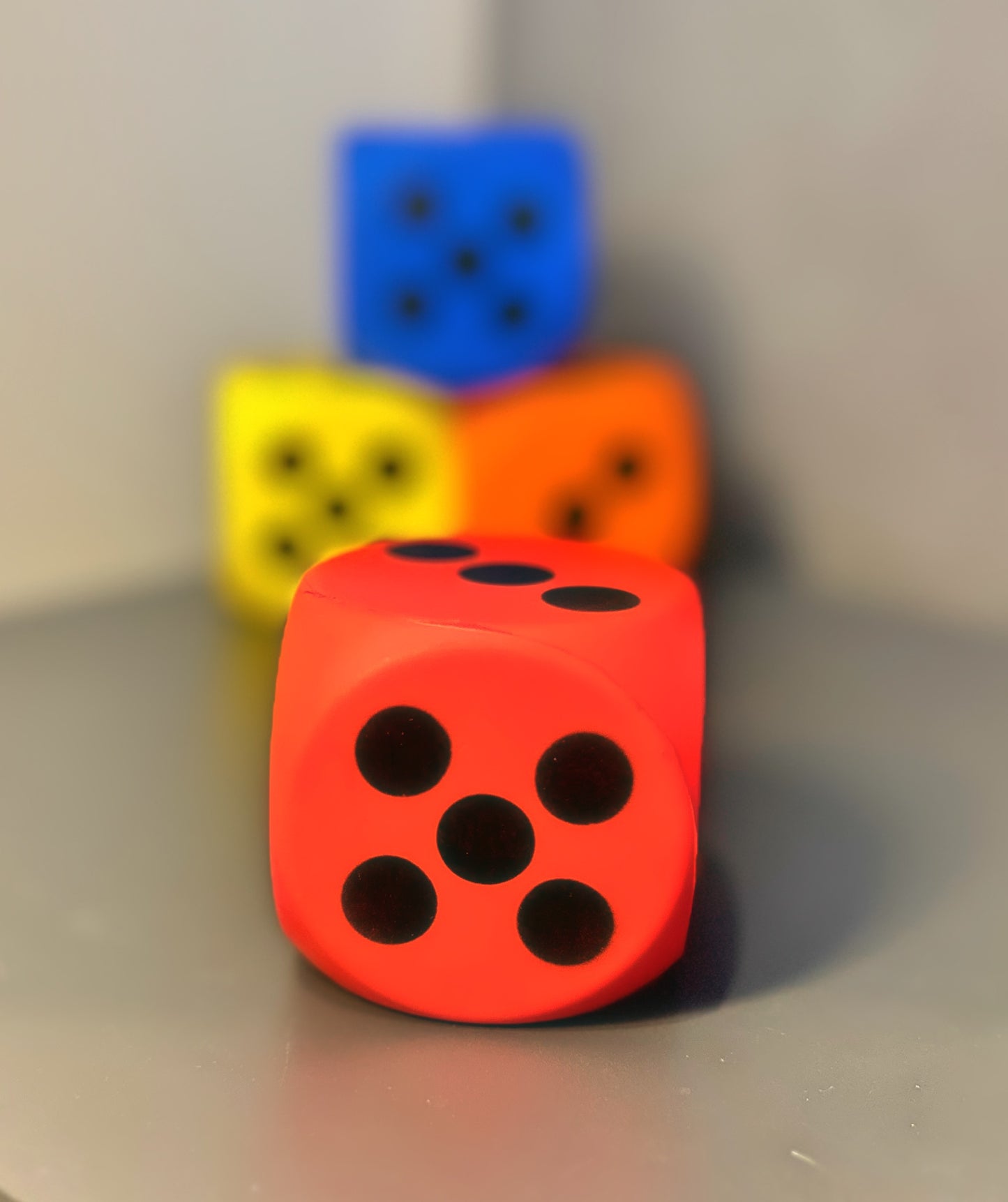 Squishy Colourful Dice!