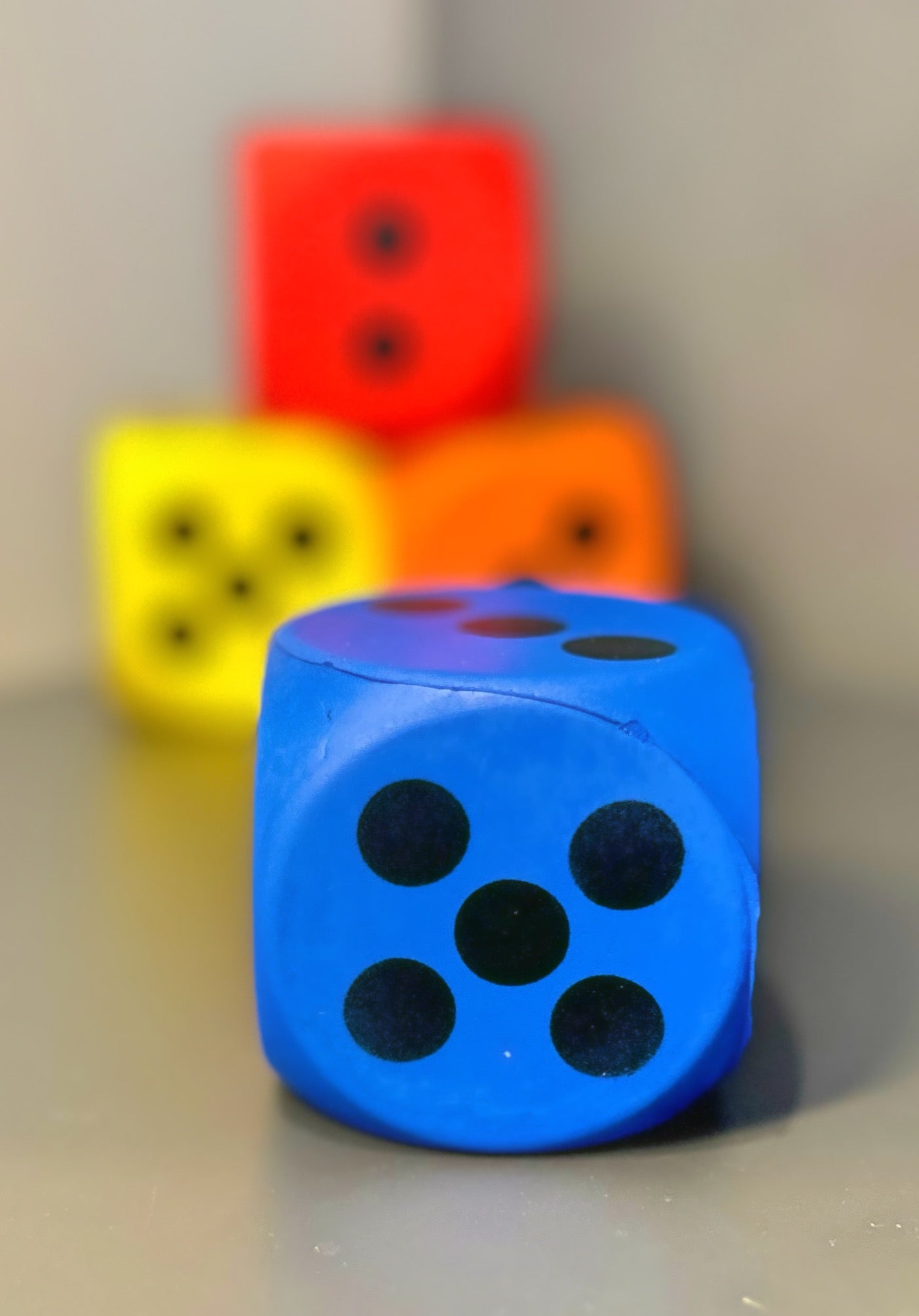 Squishy Colourful Dice!