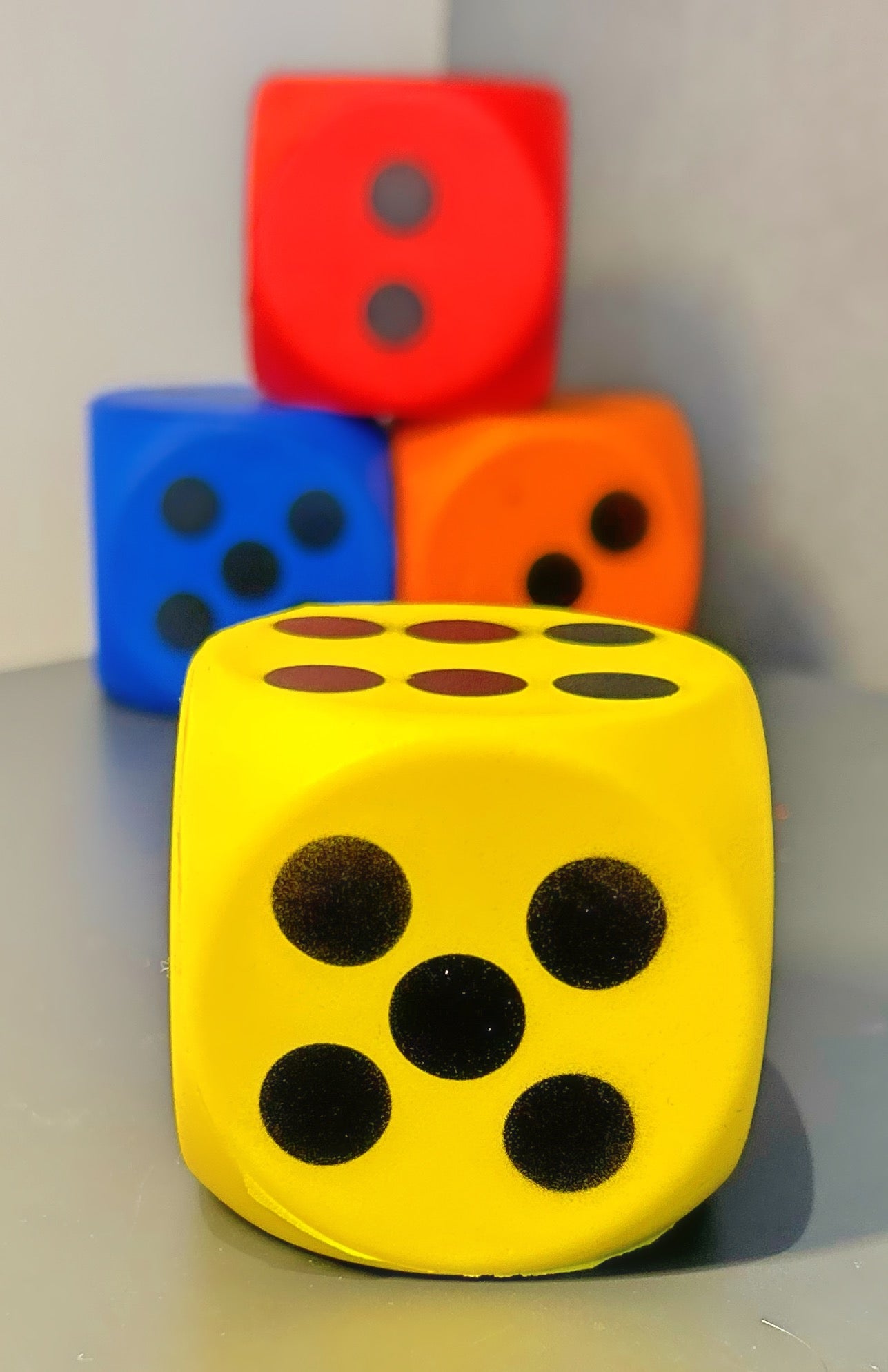 Squishy Colourful Dice!