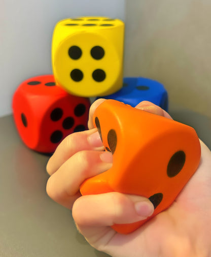 Squishy Colourful Dice!