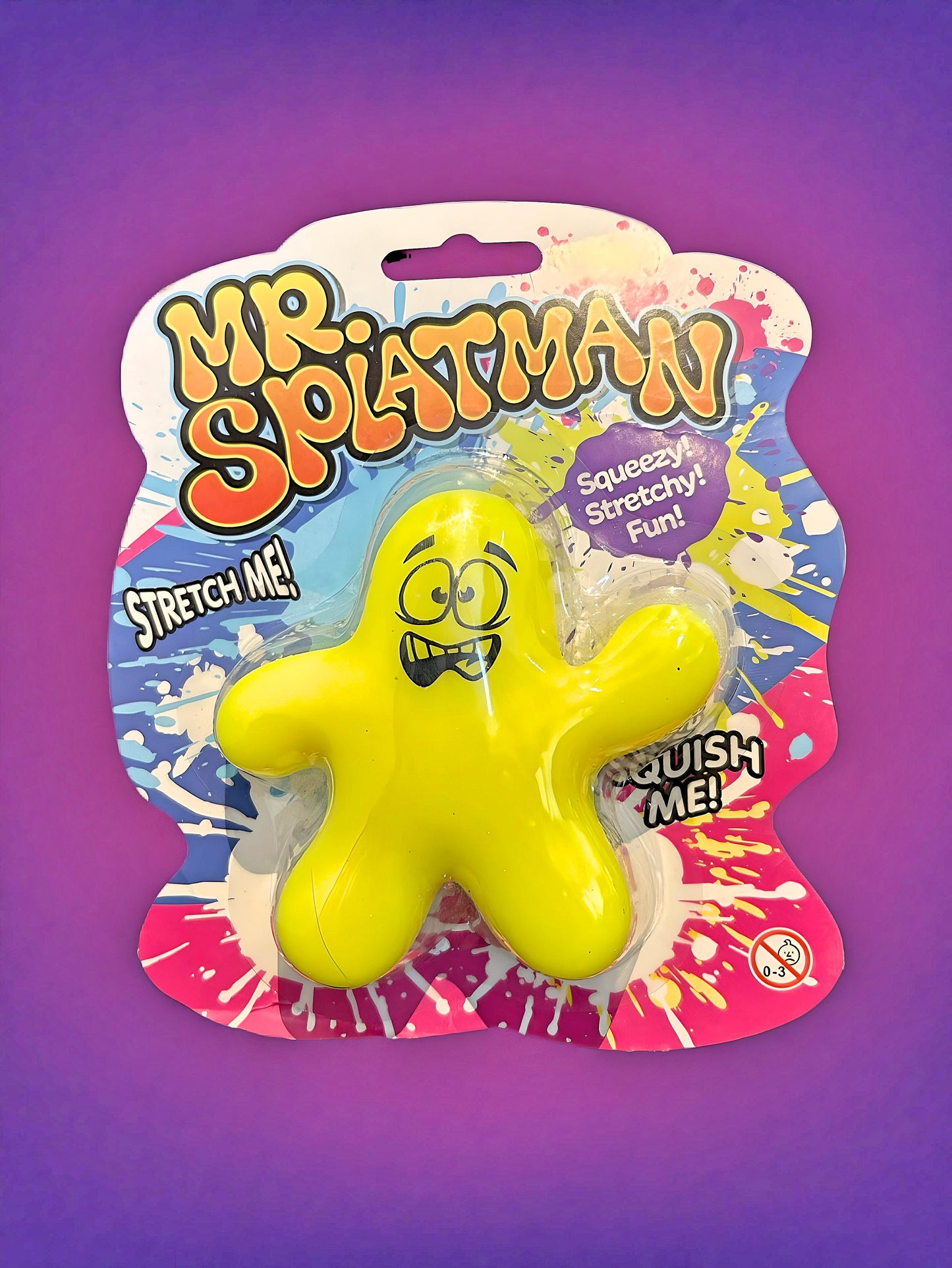 Mr Splatman Squishy Toy yellow