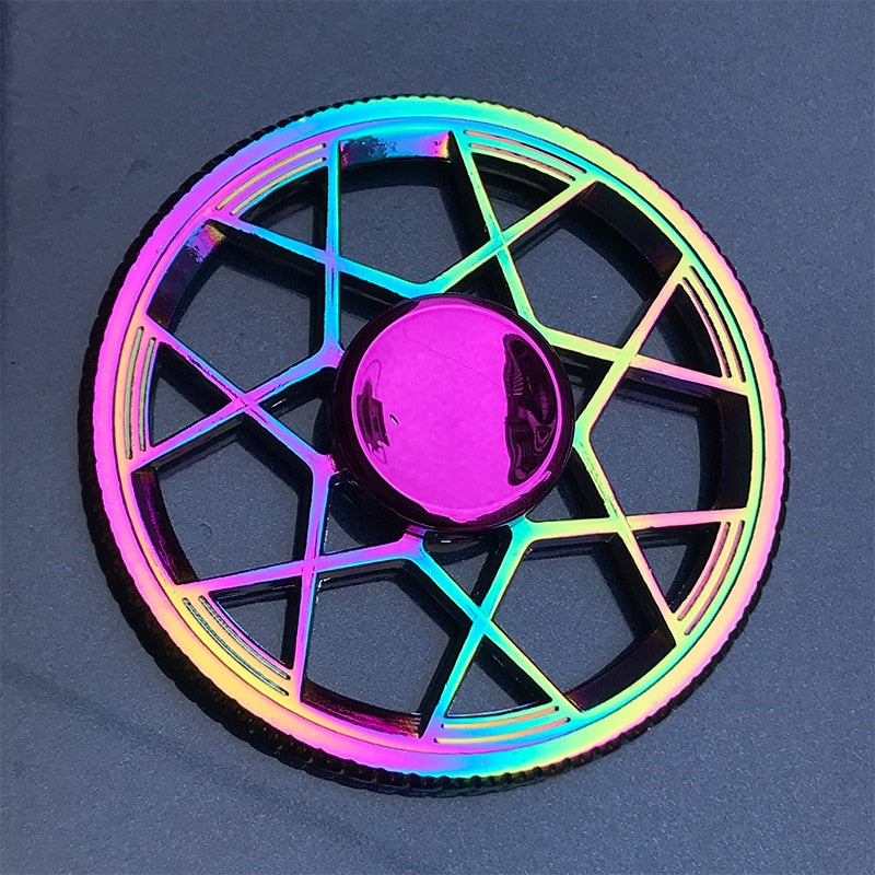 Metal Rainbow Spinner disc