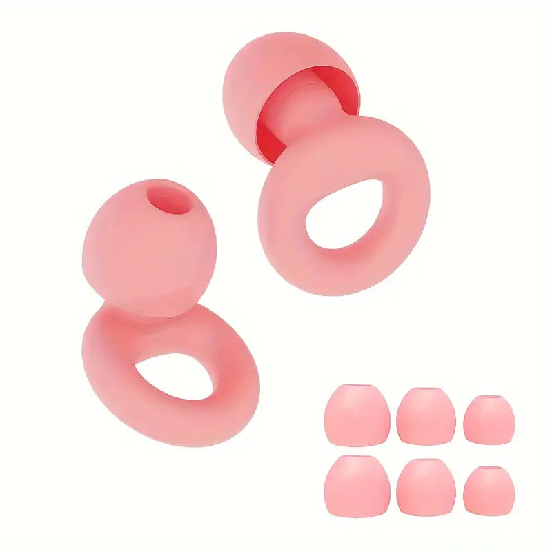 Noise Reducing Looped Silicone Ear Plugs