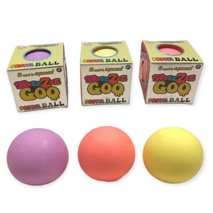 squishie pastel coloured fidget ball sensory