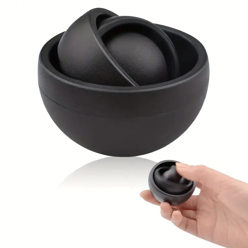 Black fidget gyro spinner