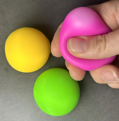 Neon Mini Squish Meez Balls (3 Pack)