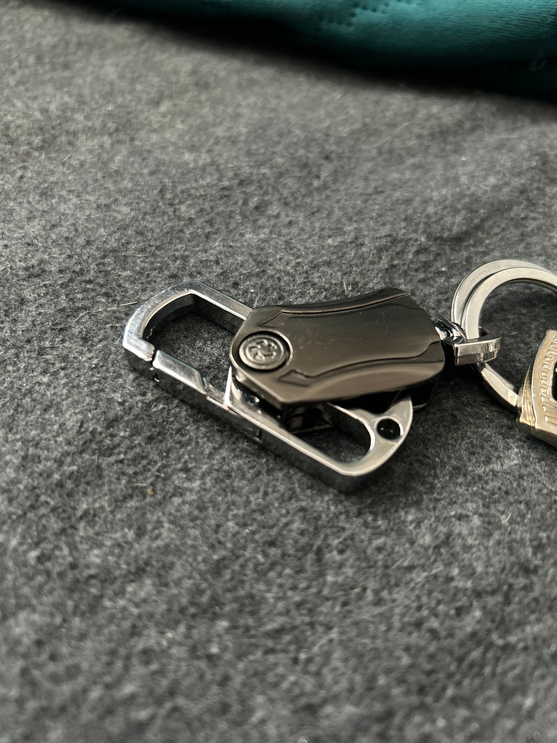 keychain metal bottle opener and clip