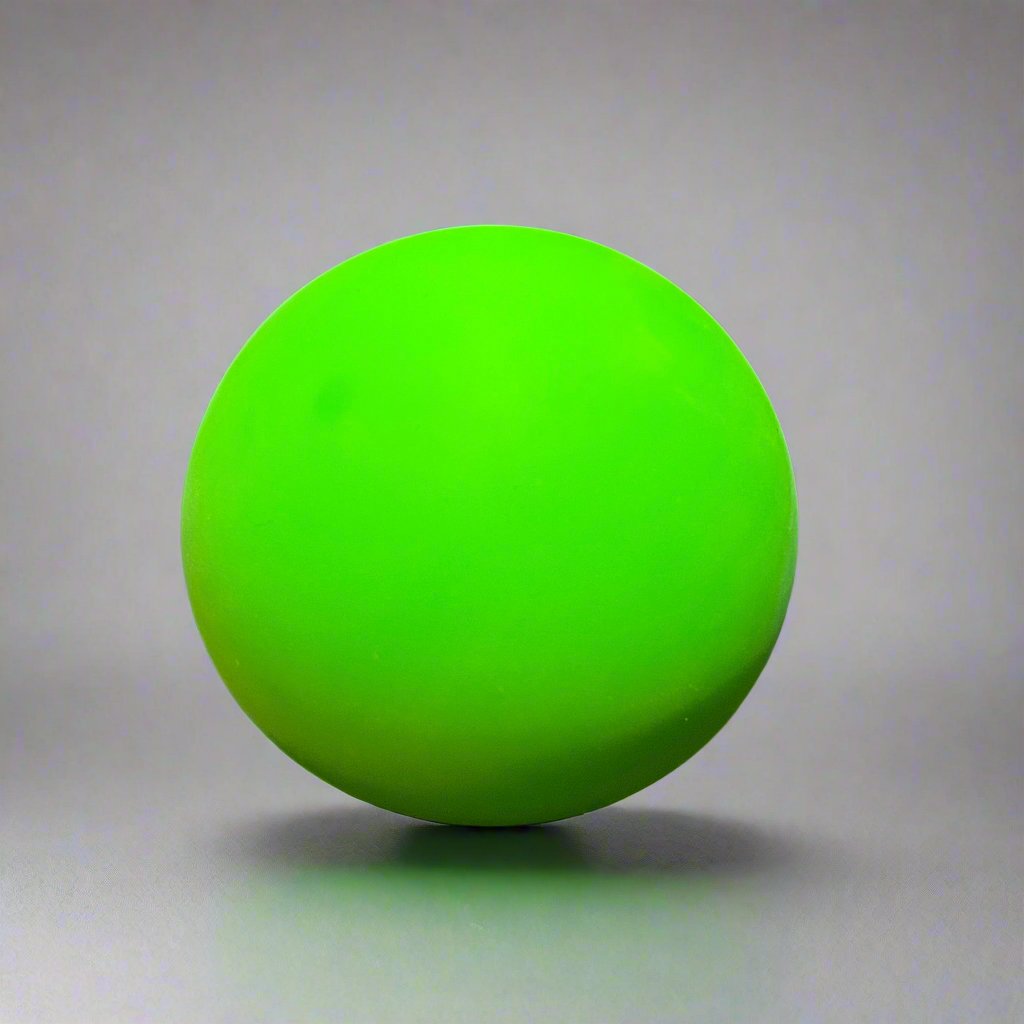 Green squeezee ball