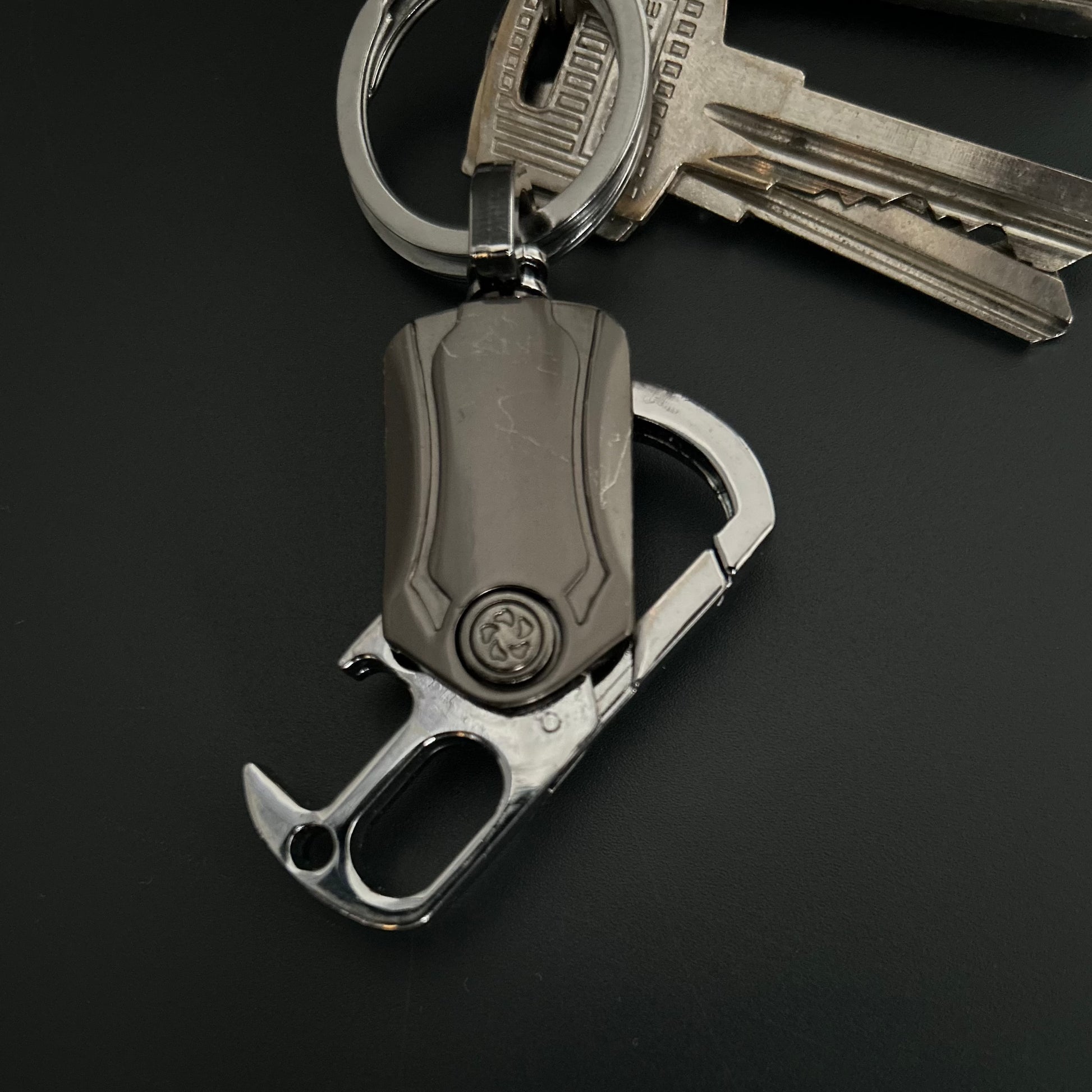 keychain metal bottle opener and clip