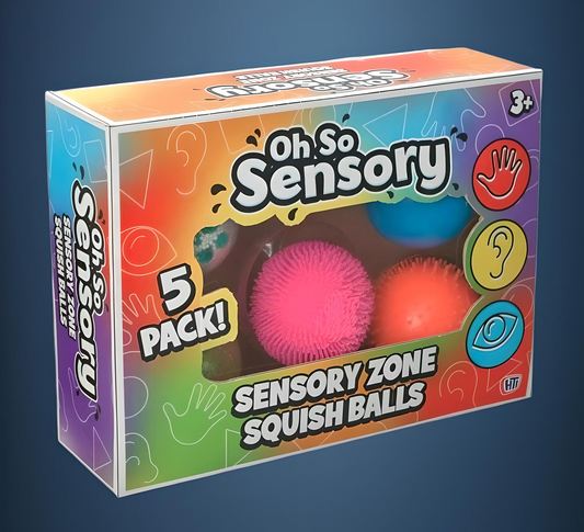 Mega Sensory Squish Balls (5 Pack)-NeuroCandy®