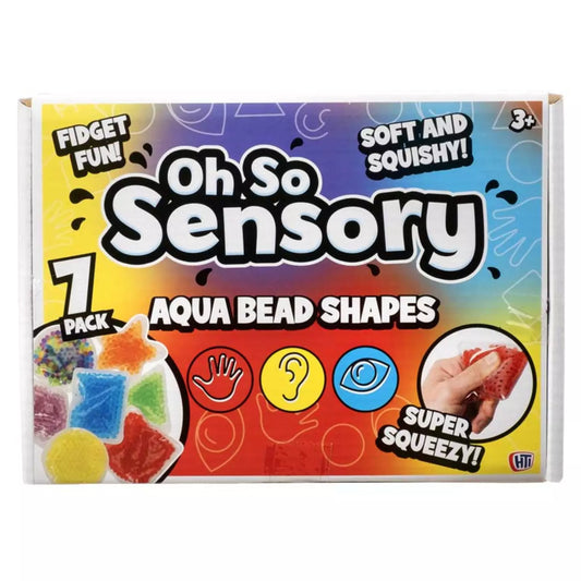 Oh So Sensory Aqua Bead Shapes - 7 Pack!-NeuroCandy®