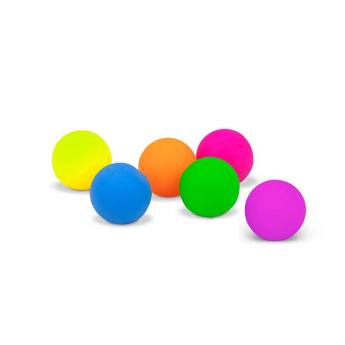 Micro Neon Sugar Squish Balls, 6-Pack (Slow Rising!)-NeuroCandy®